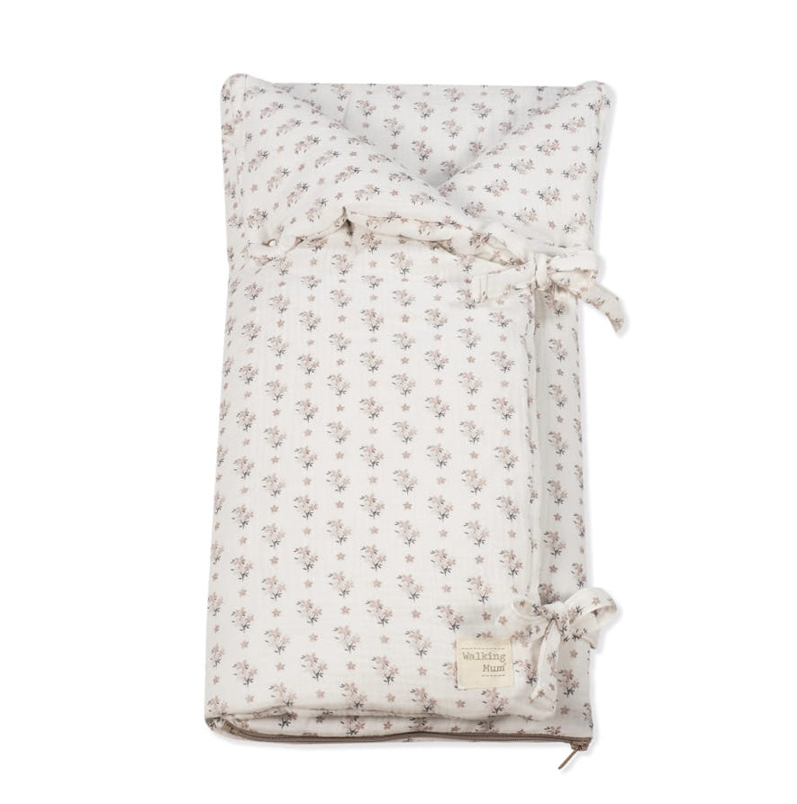 WALKING MUM Arrullo/ Manta Botton Flores