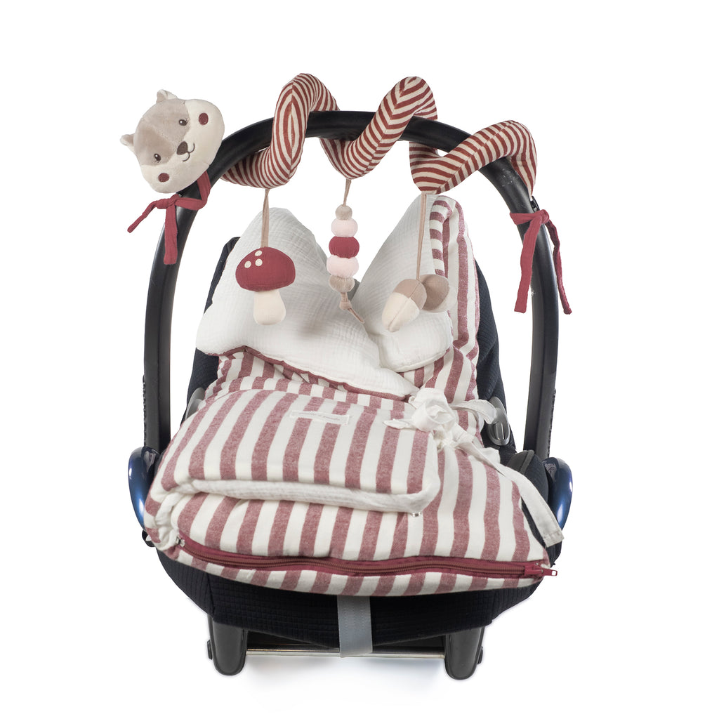 PASITO A PASITO Juguete Espiral Ardilla Cherry Rayas