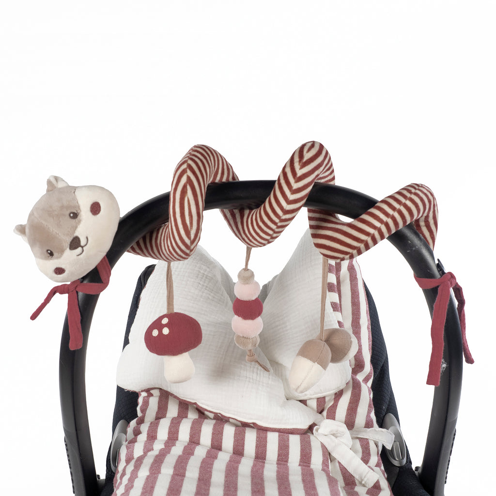 PASITO A PASITO Juguete Espiral Ardilla Cherry Rayas