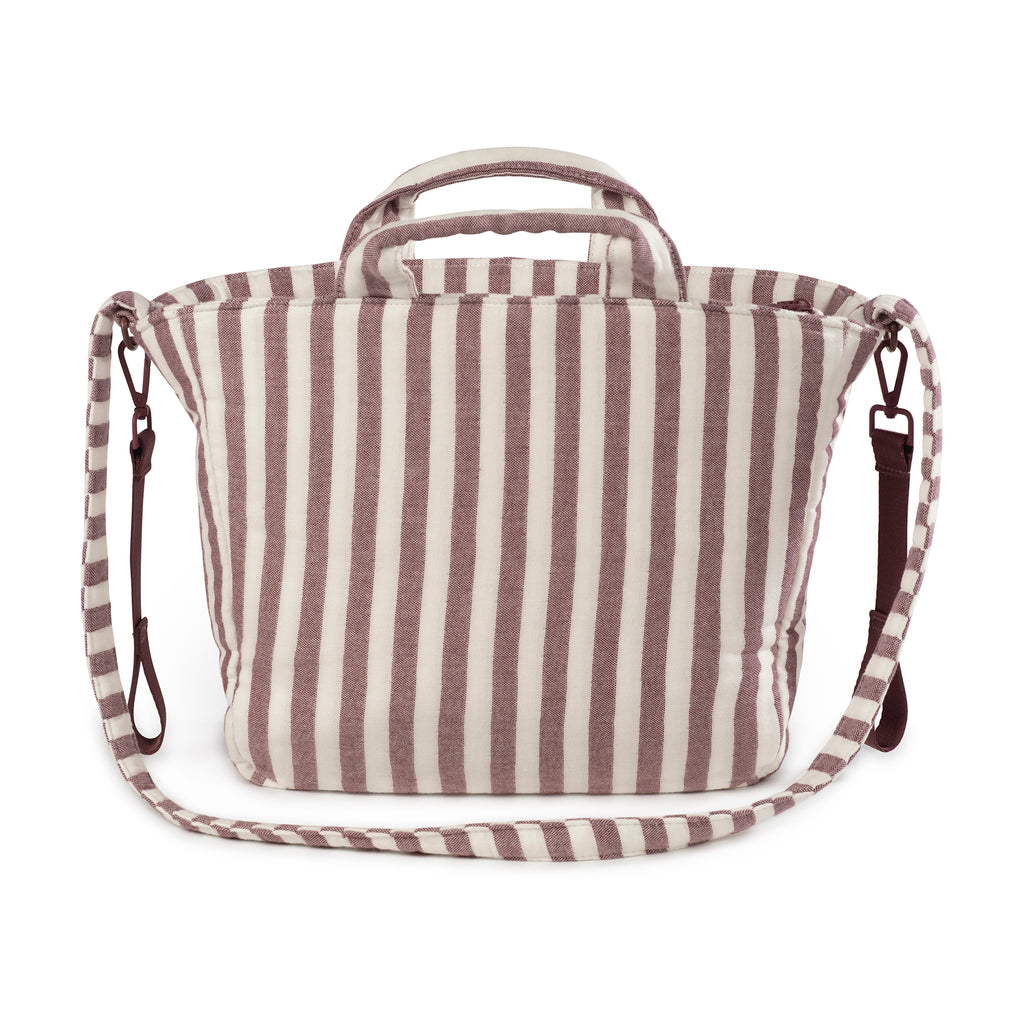 PASITO A PASITO Bolsa Canastilla Cherry Rayas