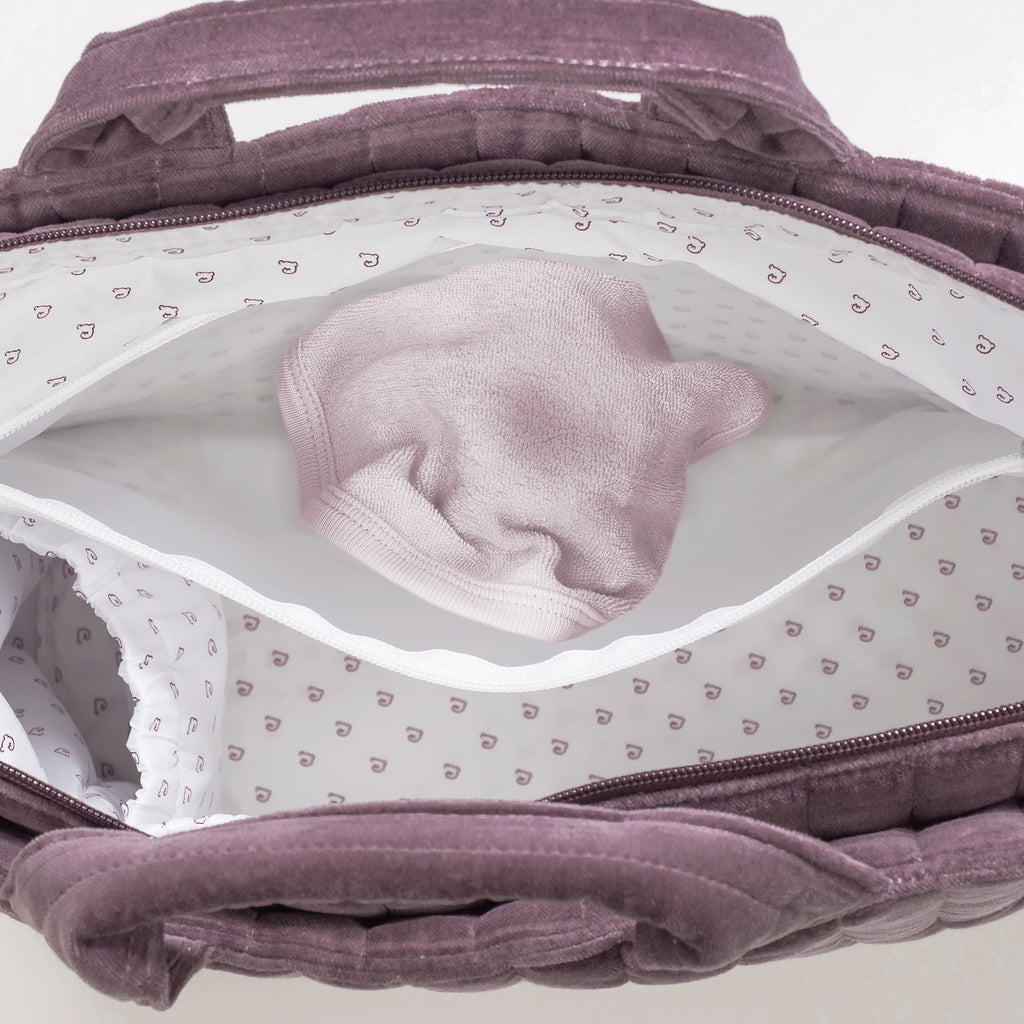 PASITO A PASITO Bolsa Canastilla Cherry Velvelt