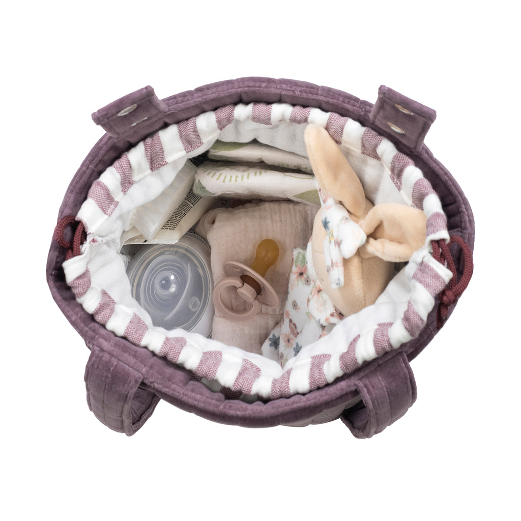 PASITO A PASITO Bolsa Bucket Cherry Velvet