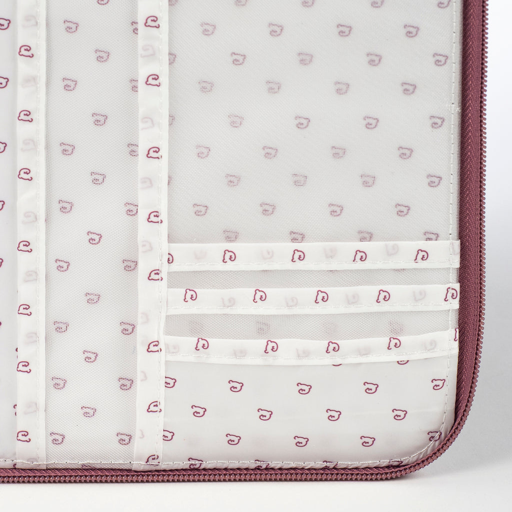 PASITO A PASITO Portadocumentos Cherry Flores