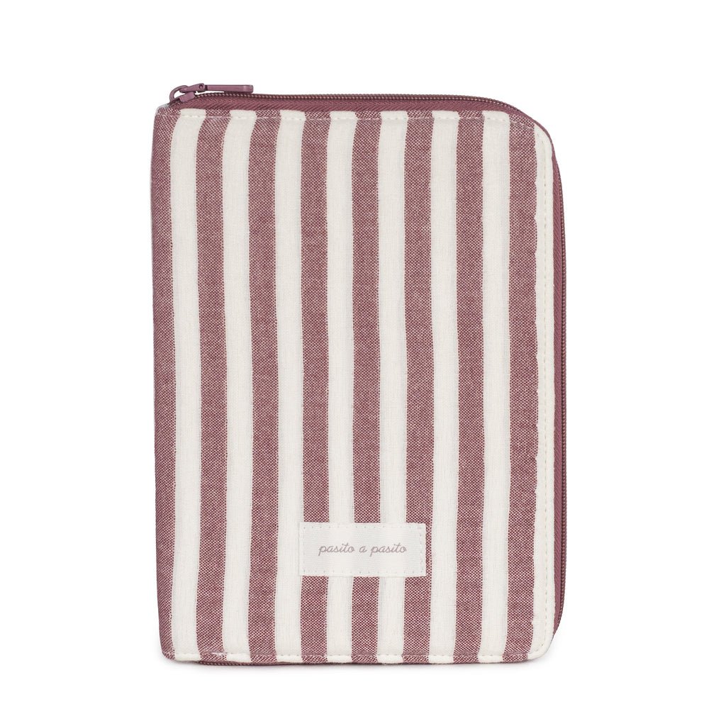 PASITO A PASITO Portadocumentos Cherry Rayas