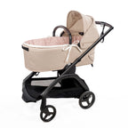 PASITO A PASITO Cubre Cuco Varillas + Sabana Ajustable Cuco Cherry Flores