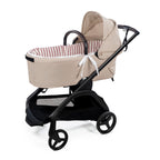 PASITO A PASITO Cubre Cuco Varillas + Sabana Ajustable Cuco Cherry Rayas