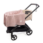 PASITO A PASITO Sabana Ajustable Cuco + Muselina Cherry Flores