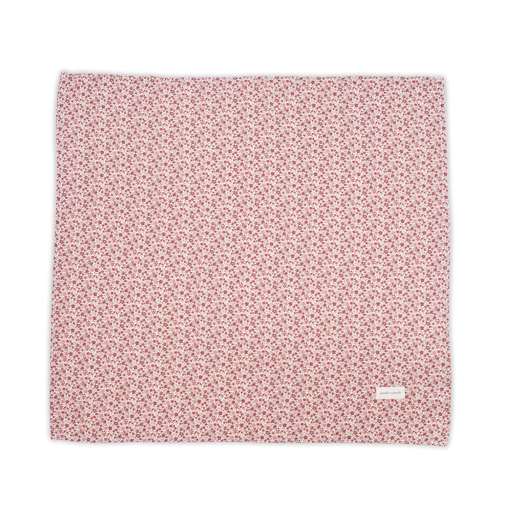PASITO A PASITO Set/2 Muselina 70x70 cm Cherry Flores