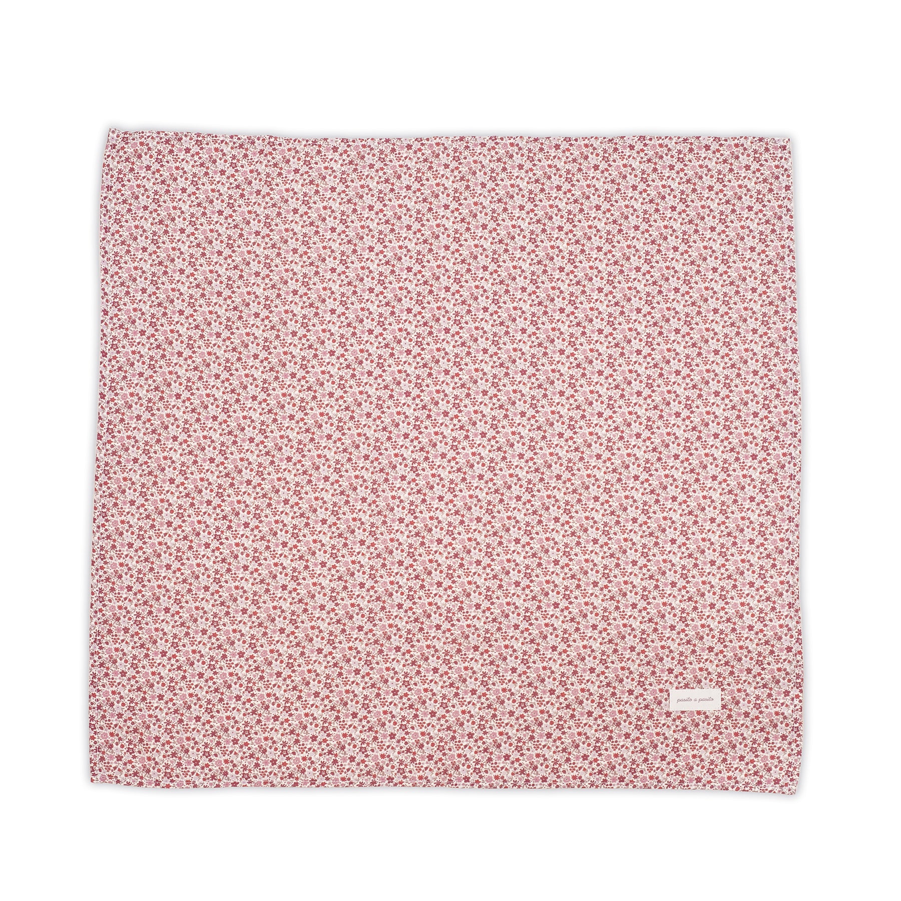 PASITO A PASITO Set/2 Muselina 70x70 cm Cherry Flores