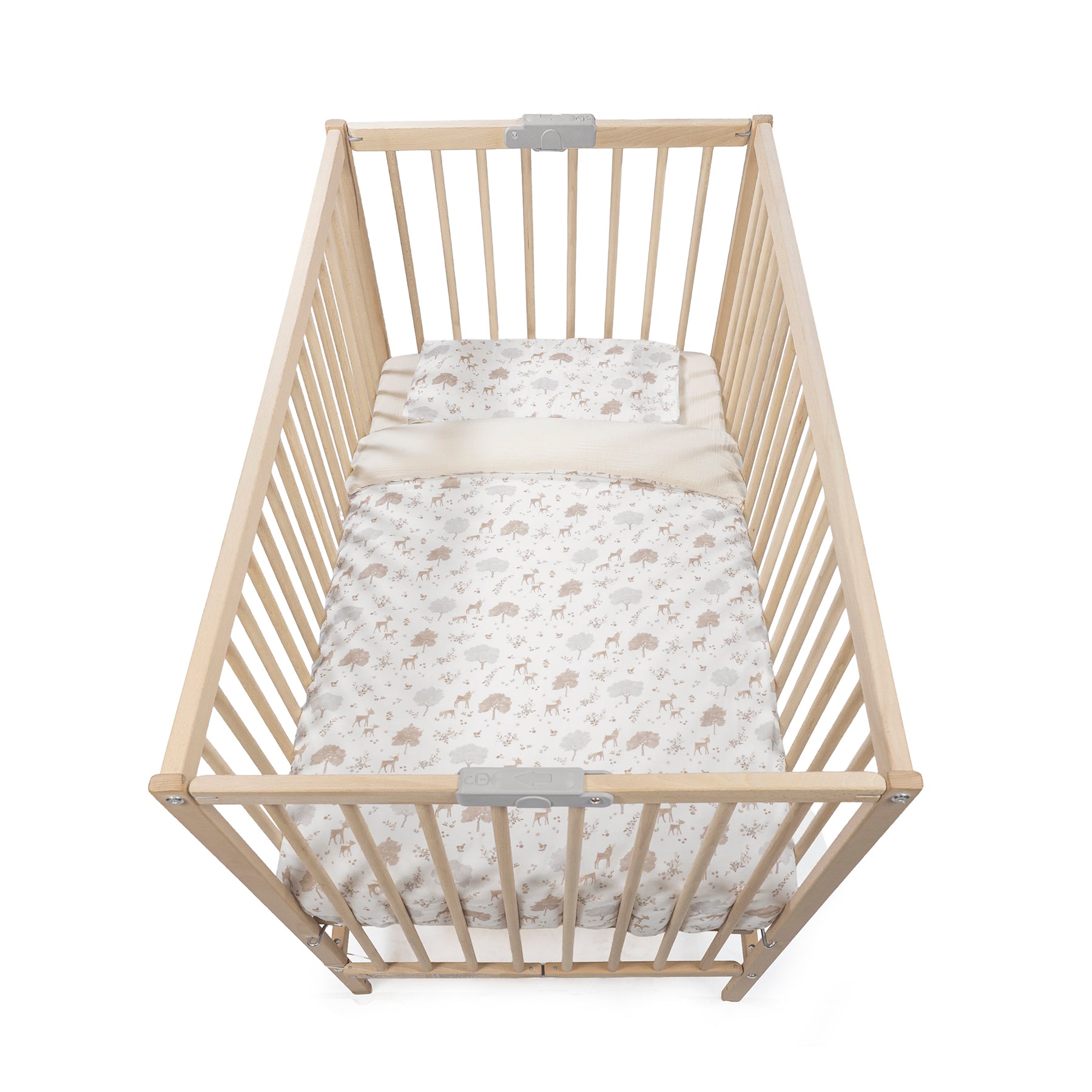 PASITO A PASITO Edredon + Sabana Bajera + Almohada Cuna 120x60cm Nara