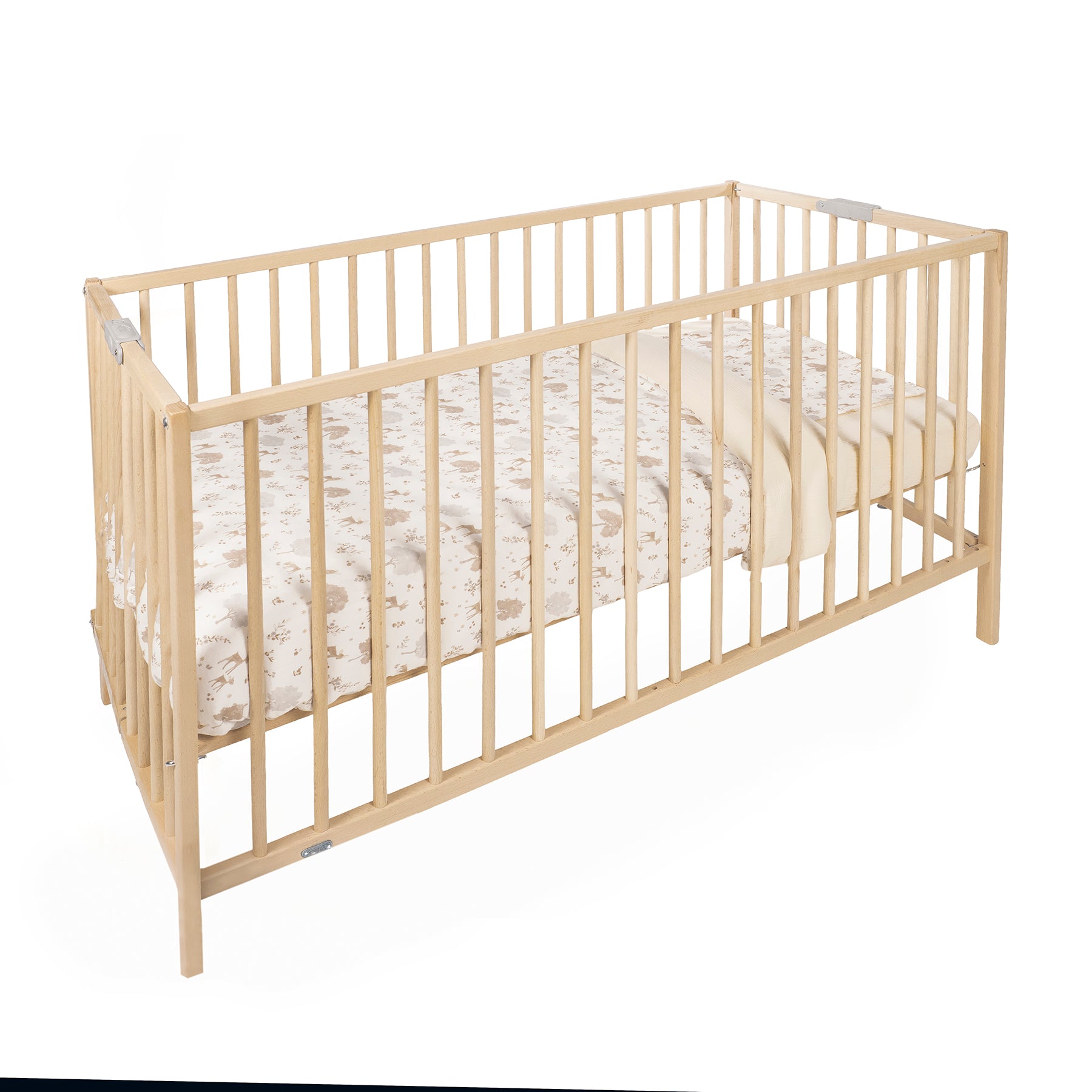 PASITO A PASITO Edredon + Sabana Bajera + Almohada Cuna 120x60cm Nara