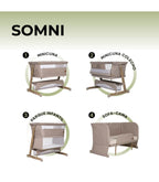 OLMITOS Minicuna 4 en 1 Somni Niu Beige