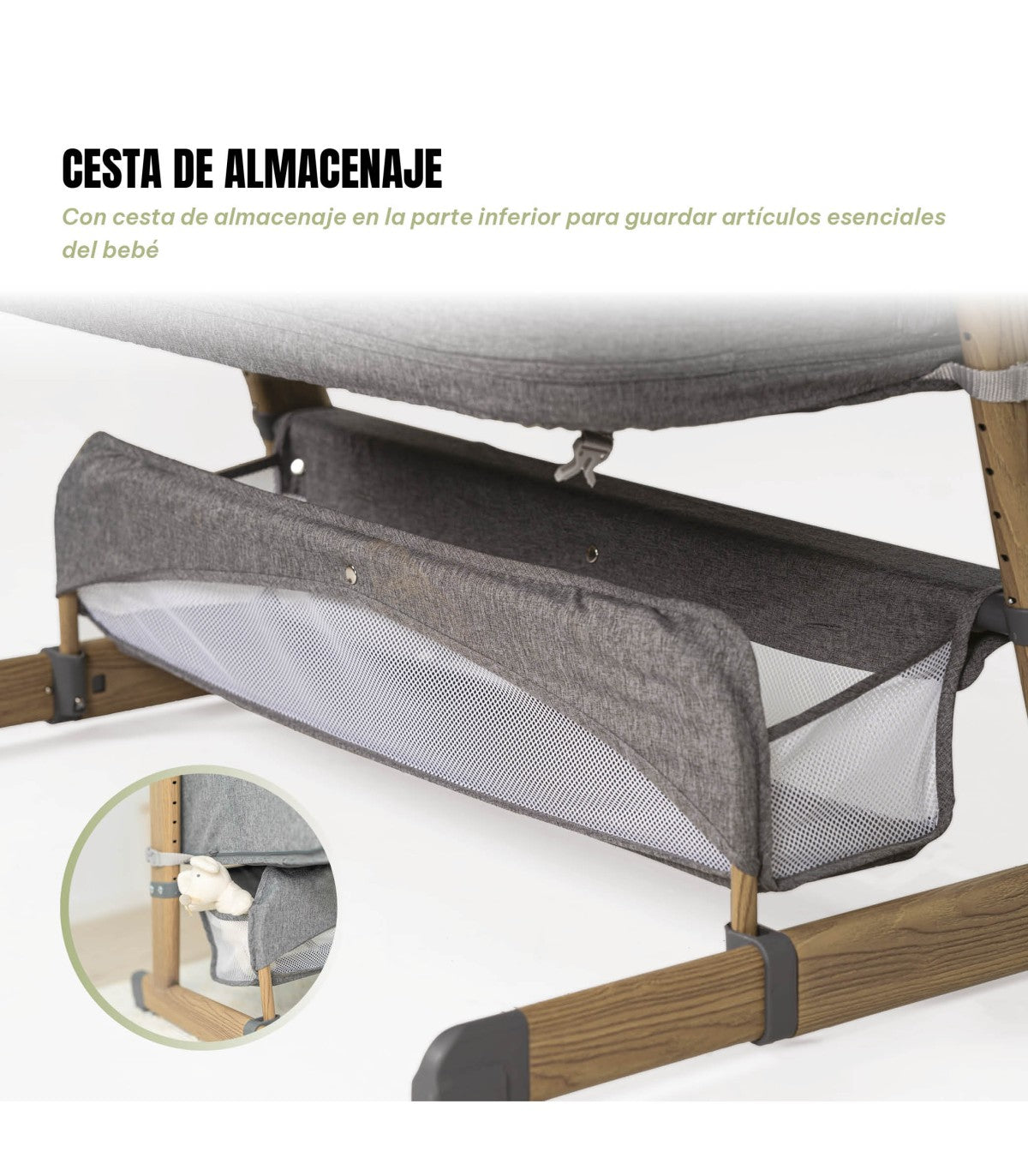 OLMITOS Minicuna 4 en 1 Somni Niu Beige