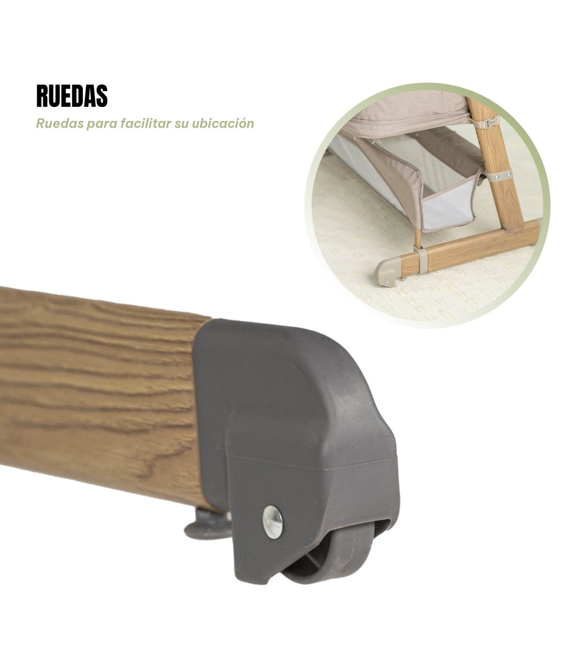 OLMITOS Minicuna 4 en 1 Somni Niu Beige