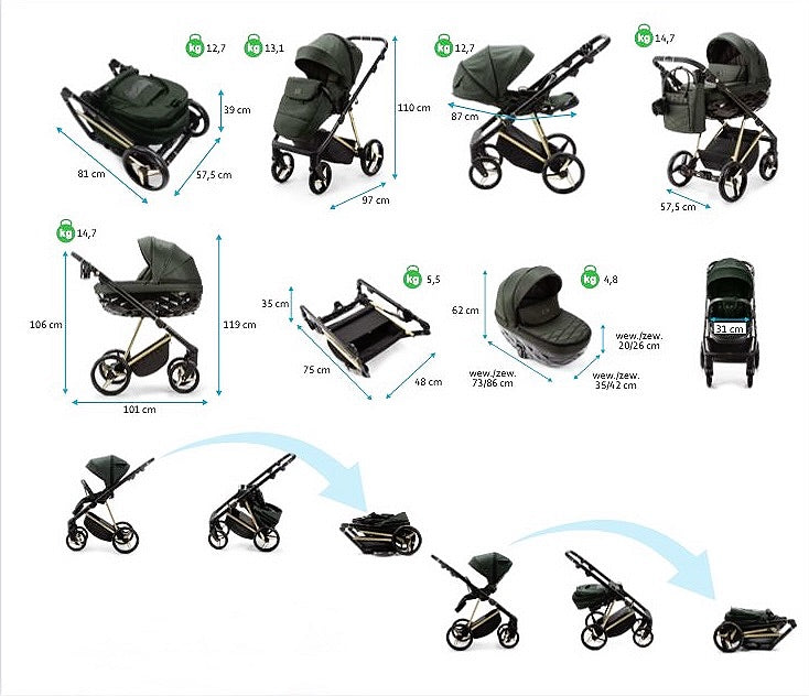 TORALMUNDIBEBE Chantal 2 piezas