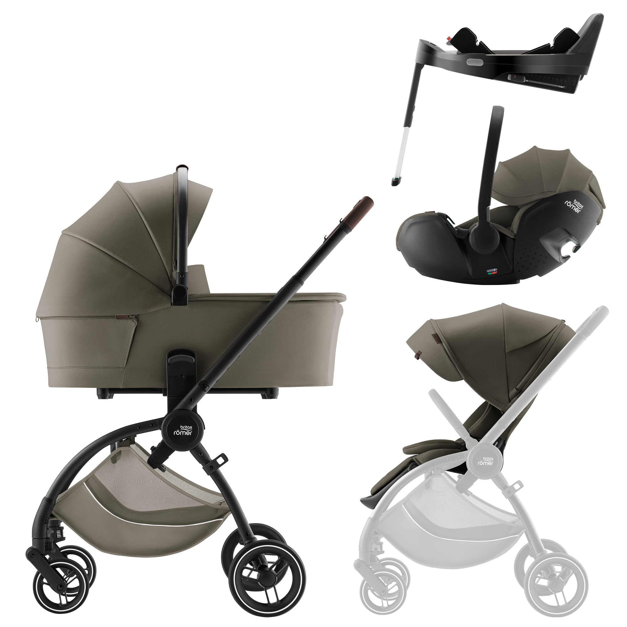 BRITAX ROMER Comfort Plus Set | 3 piezas + Isofix