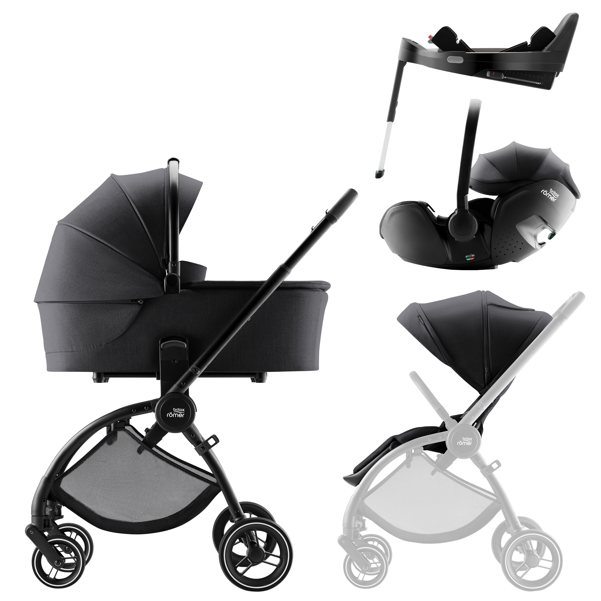 BRITAX ROMER Comfort Plus Set | 3 piezas + Isofix