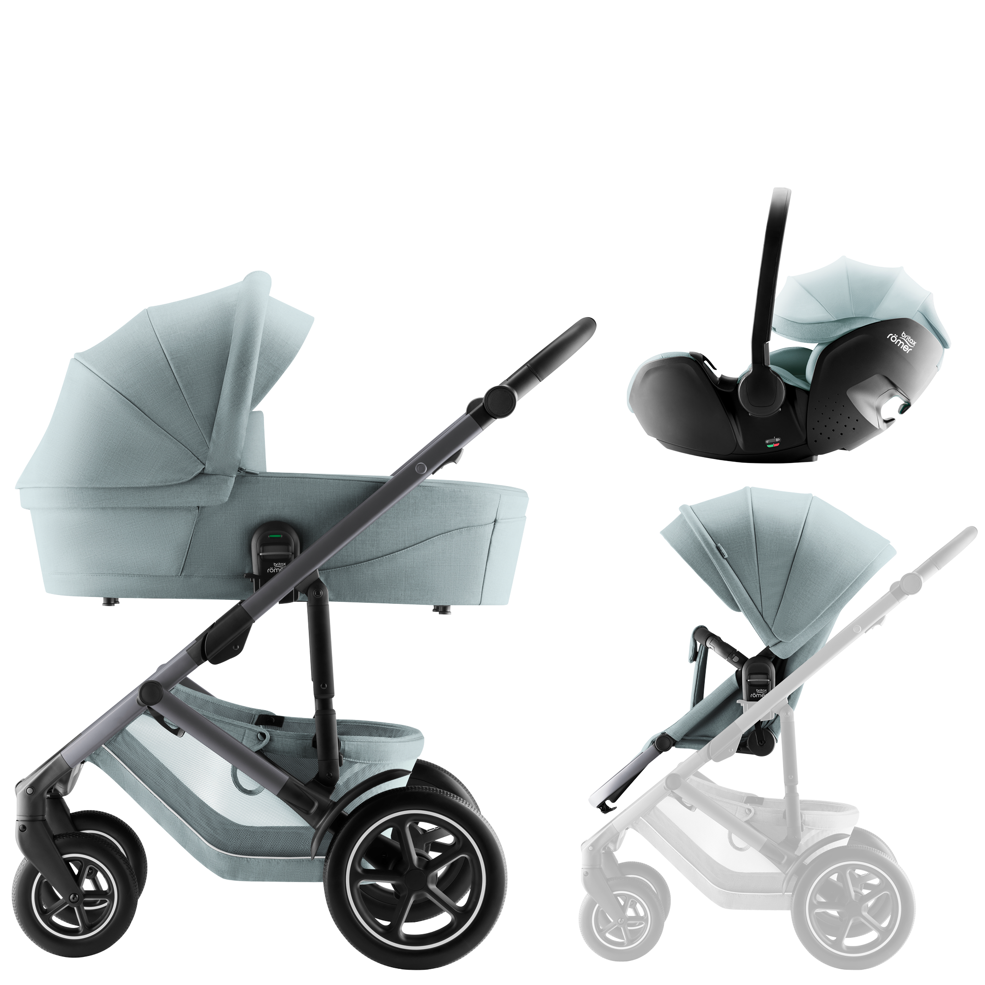 BRITAX ROMER Smile 5Z Confort Set | 3 piezas