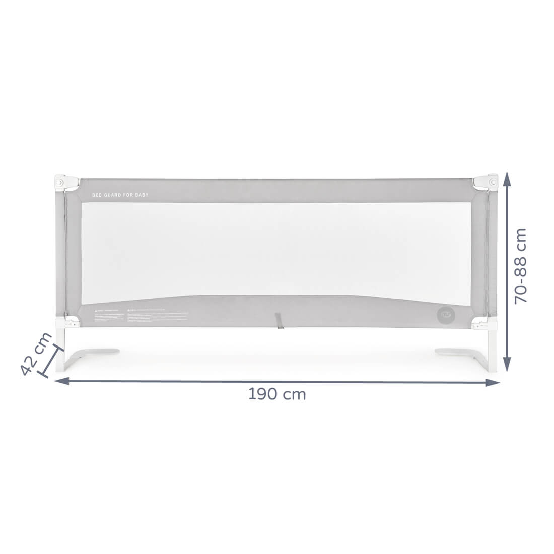 MS Barrera de cama bebe Tall plus
