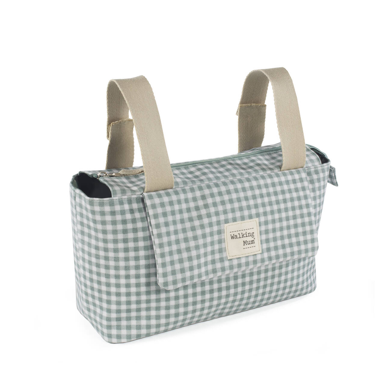WALKING MUM Bolsa Organizador I Love Vichy Verde