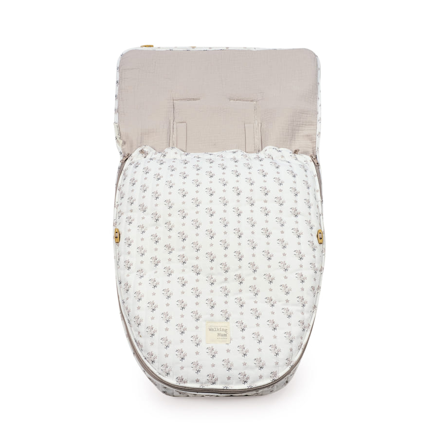WALKING MUM Saco Cuco 2 en 1 Botton Entretiempo Flores
