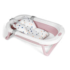 MS Bañera plegable para bebé con cojín de baño