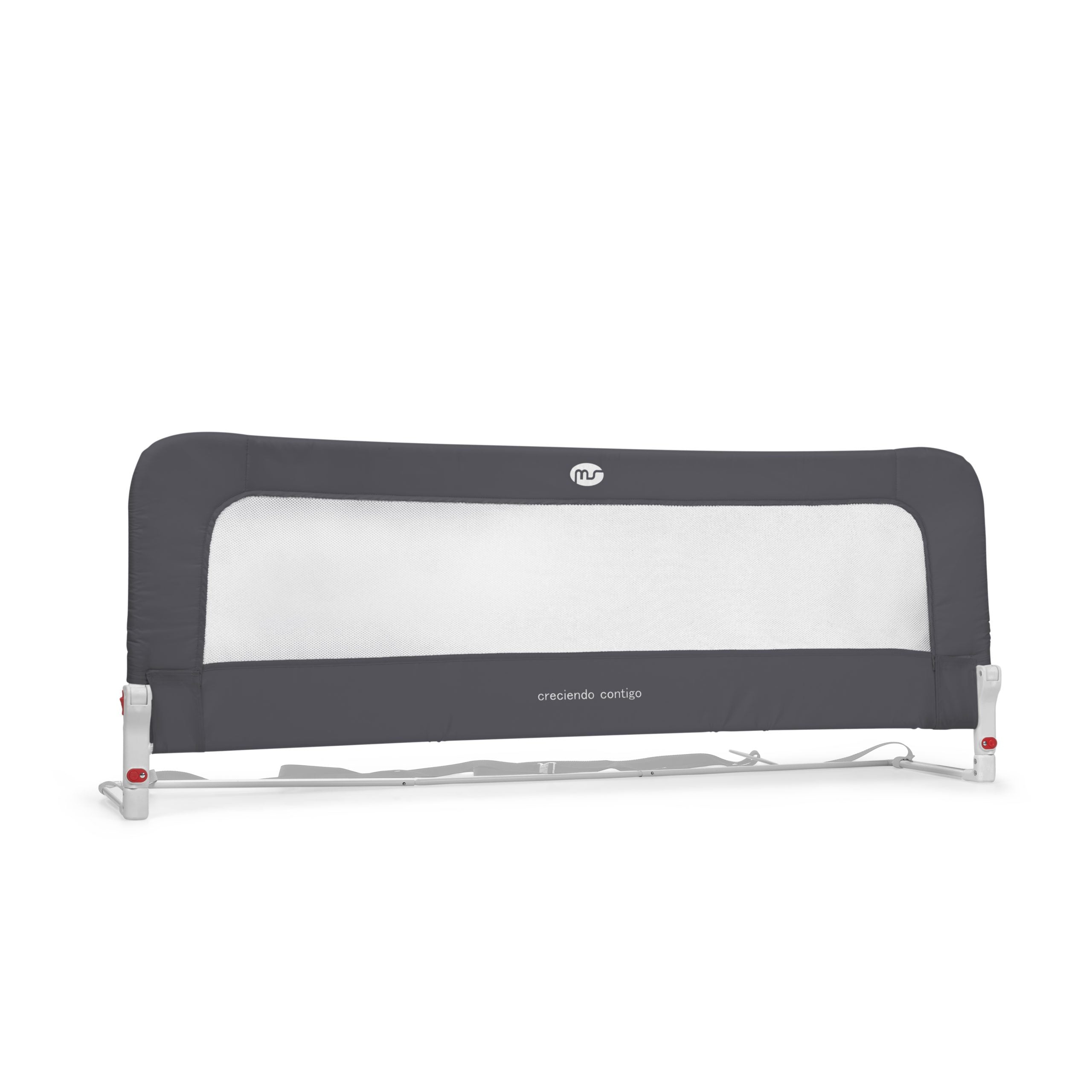 MS Barrera cama nido de 150 cm gris oscuro