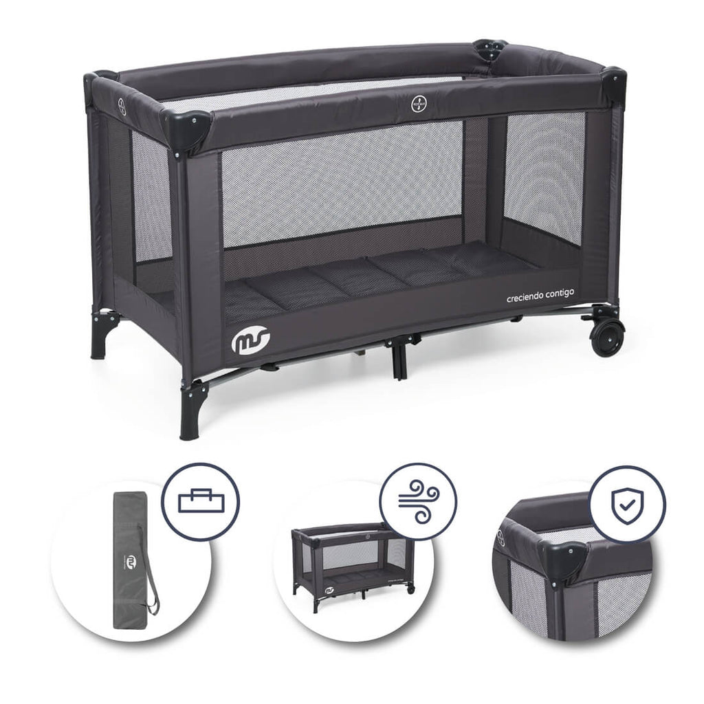 MS Cuna de viaje plegable Basic