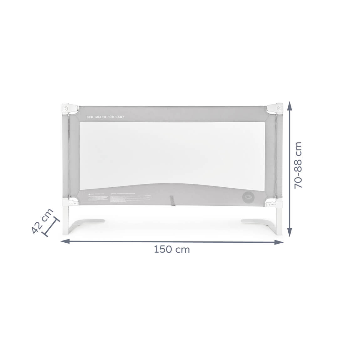 MS Barrera de cama bebe Tall plus