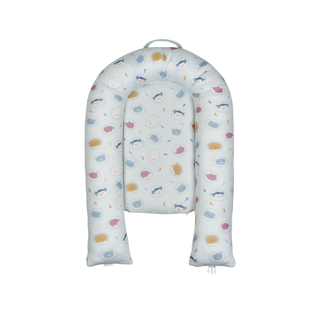 MS Cojín de lactancia Dormi verde