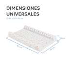 MS Cambiador bebe flexible Rosa Palo