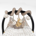 WALKING MUM Juguete Espiral Burrito Botton Flores, Ristra