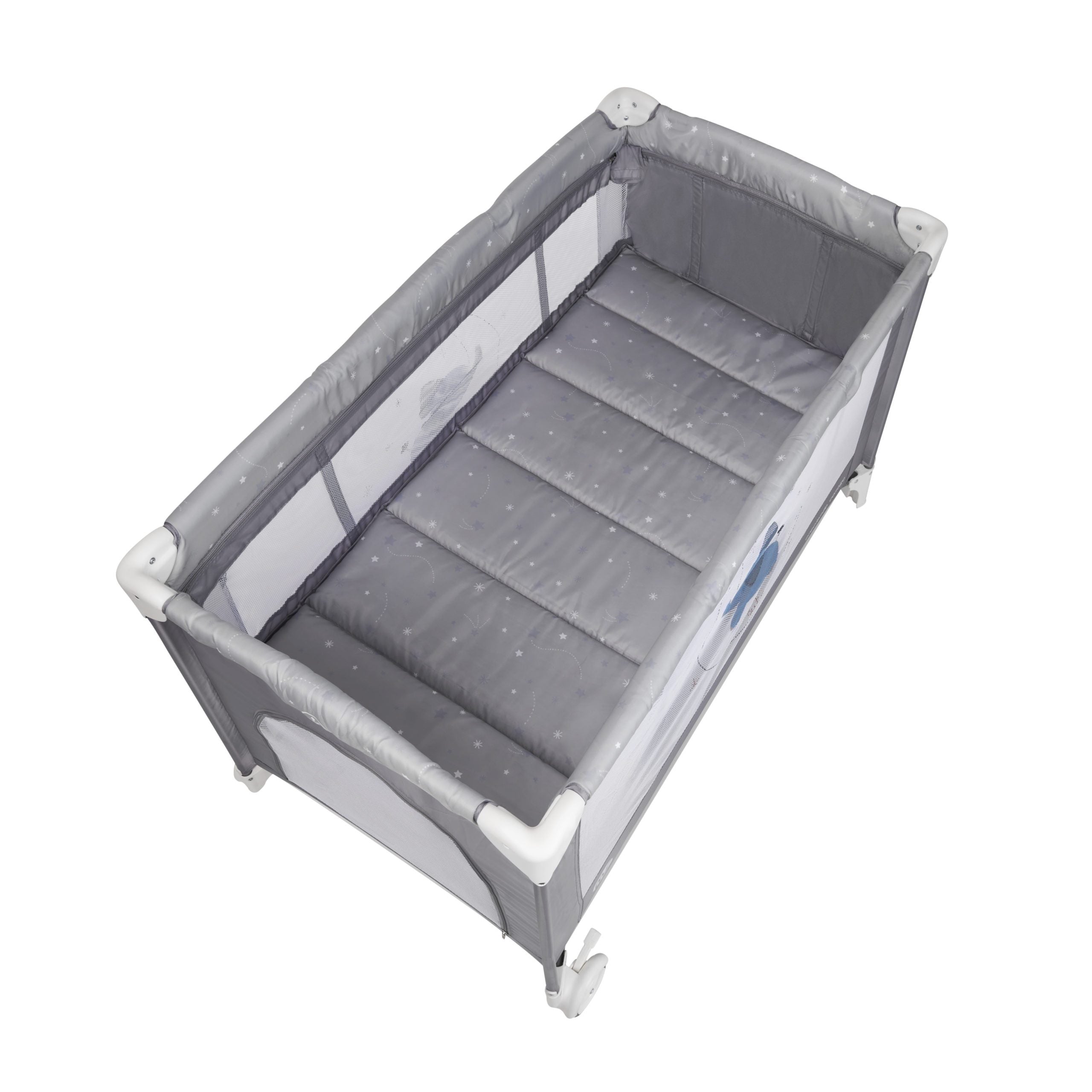 MS Cuna de viaje Complet Gris