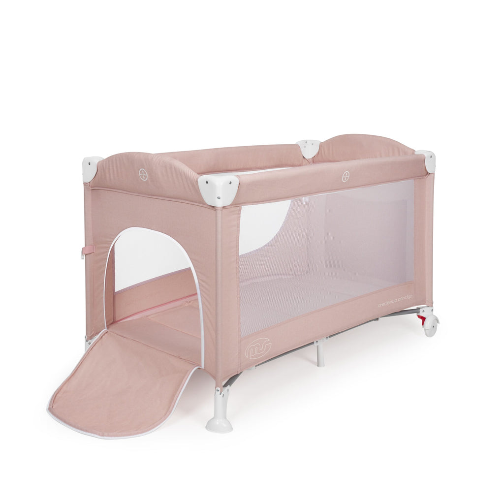 MS Cuna de viaje colecho Rosa