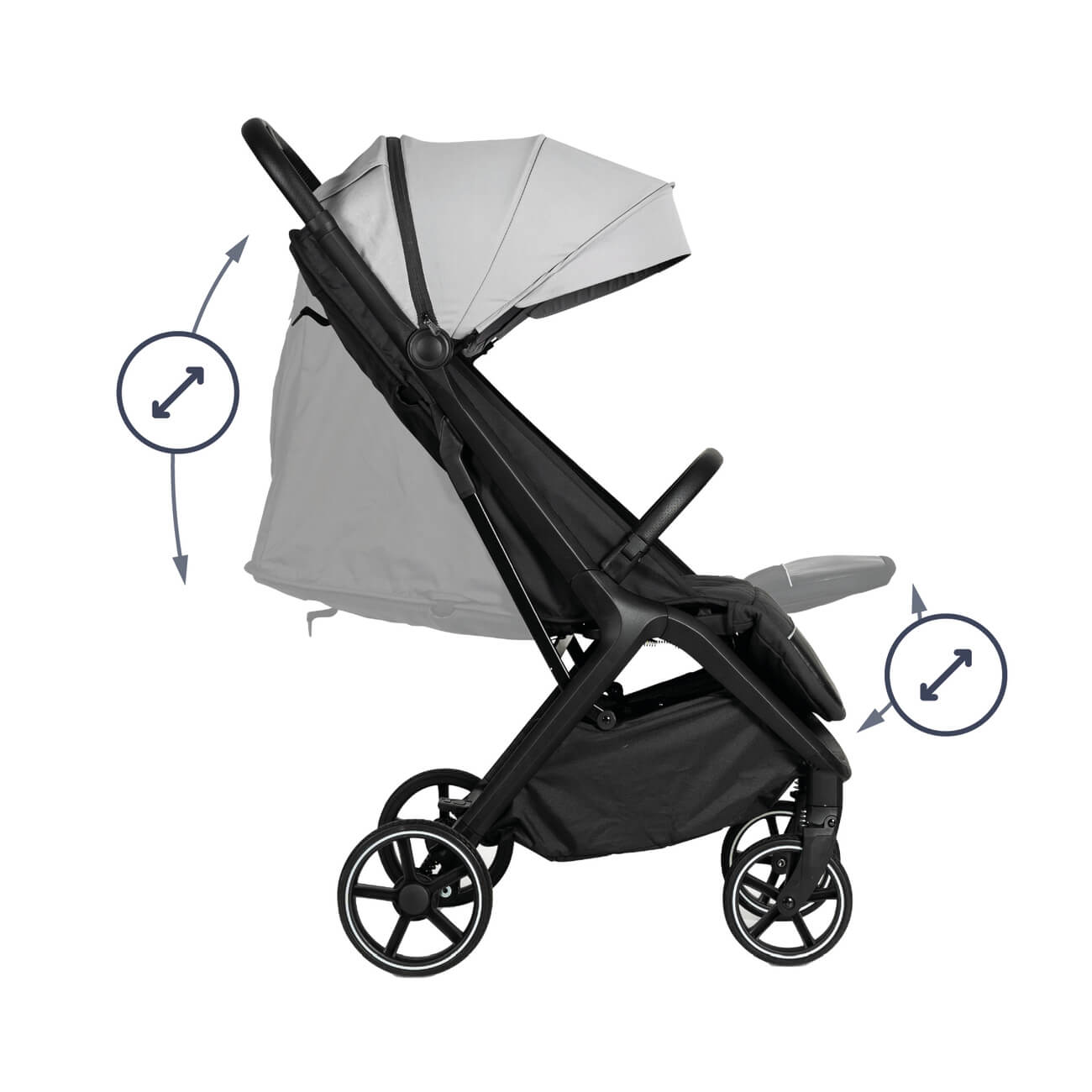 MS Silla de paseo ligera iWalk