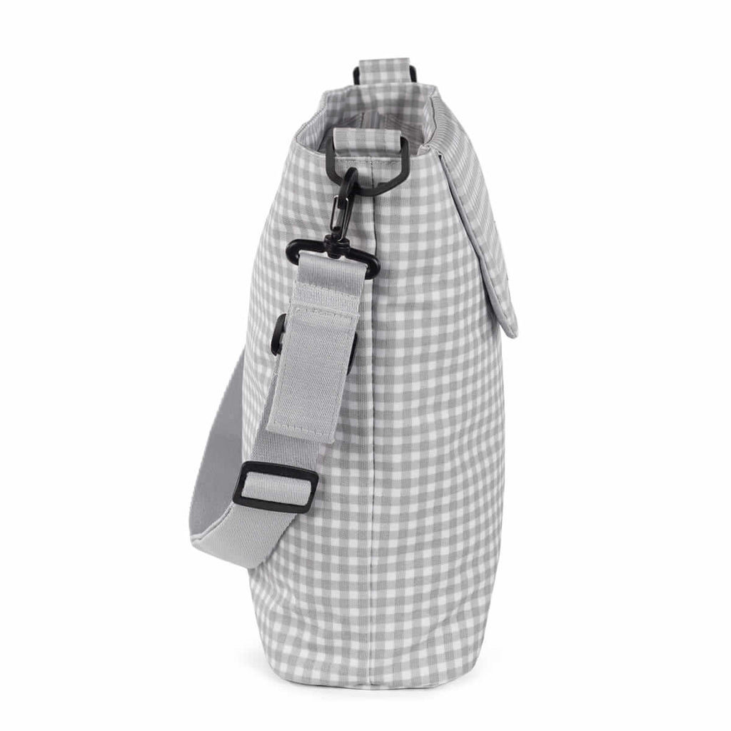 WALKING MUM Bolsa Canastilla I Love Vichy Gris