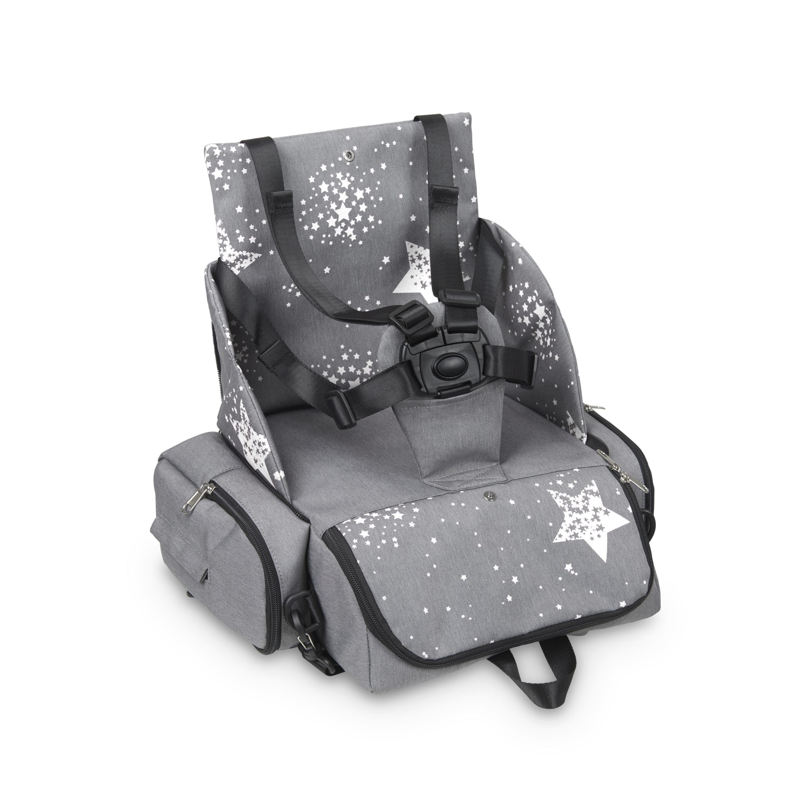 MS Trona Portatil Stars – Mochila elevador Gris