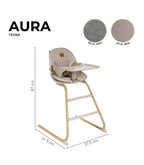 OLMITOS Hamaca + Trona 4 en 1 Aura de Niu Beige
