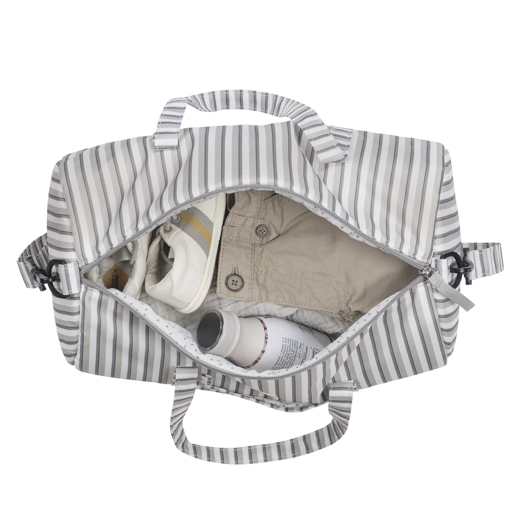 WALKING MUM Bolsa Weekend Botton Rayas