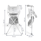 MS Cambiador con bañera plegable Zoe