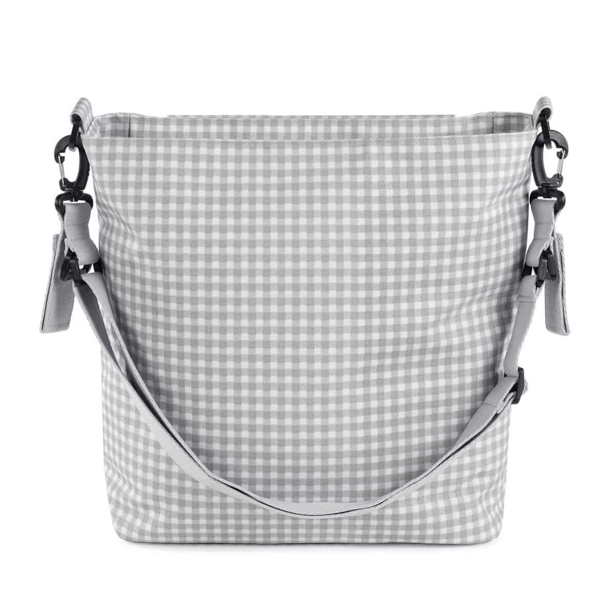 WALKING MUM Bolsa Canastilla I Love Vichy Gris