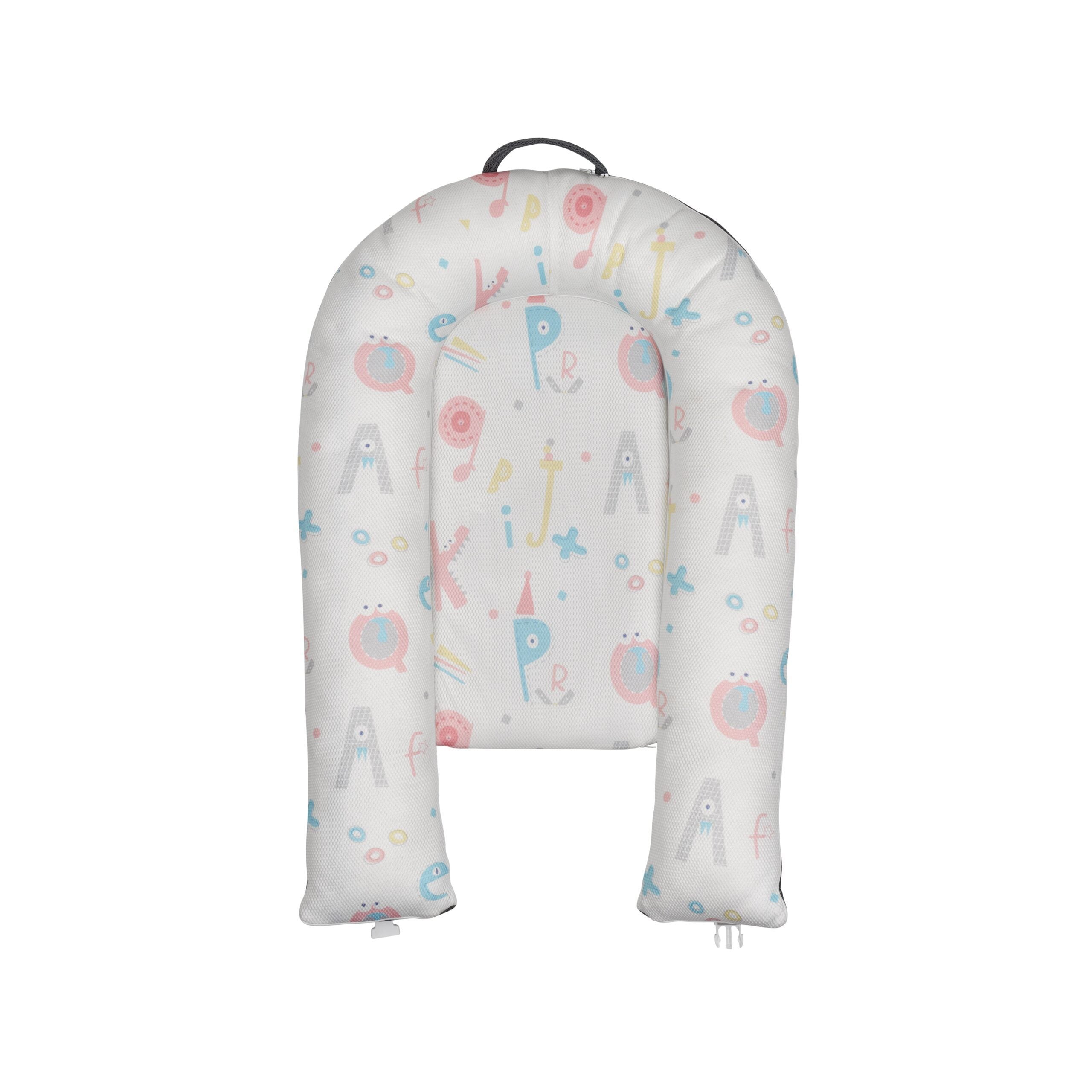 MS Cojín de lactancia Dormi letters