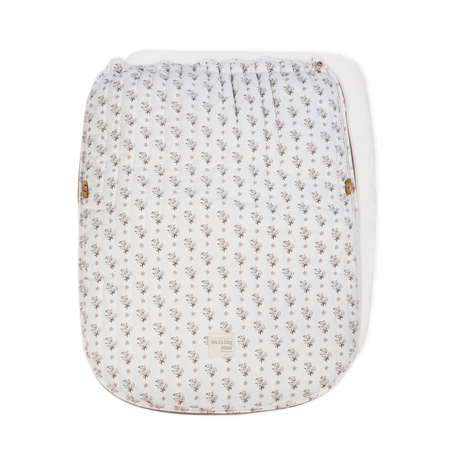 WALKING MUM Saco Silla Botton Entretiempo Flores