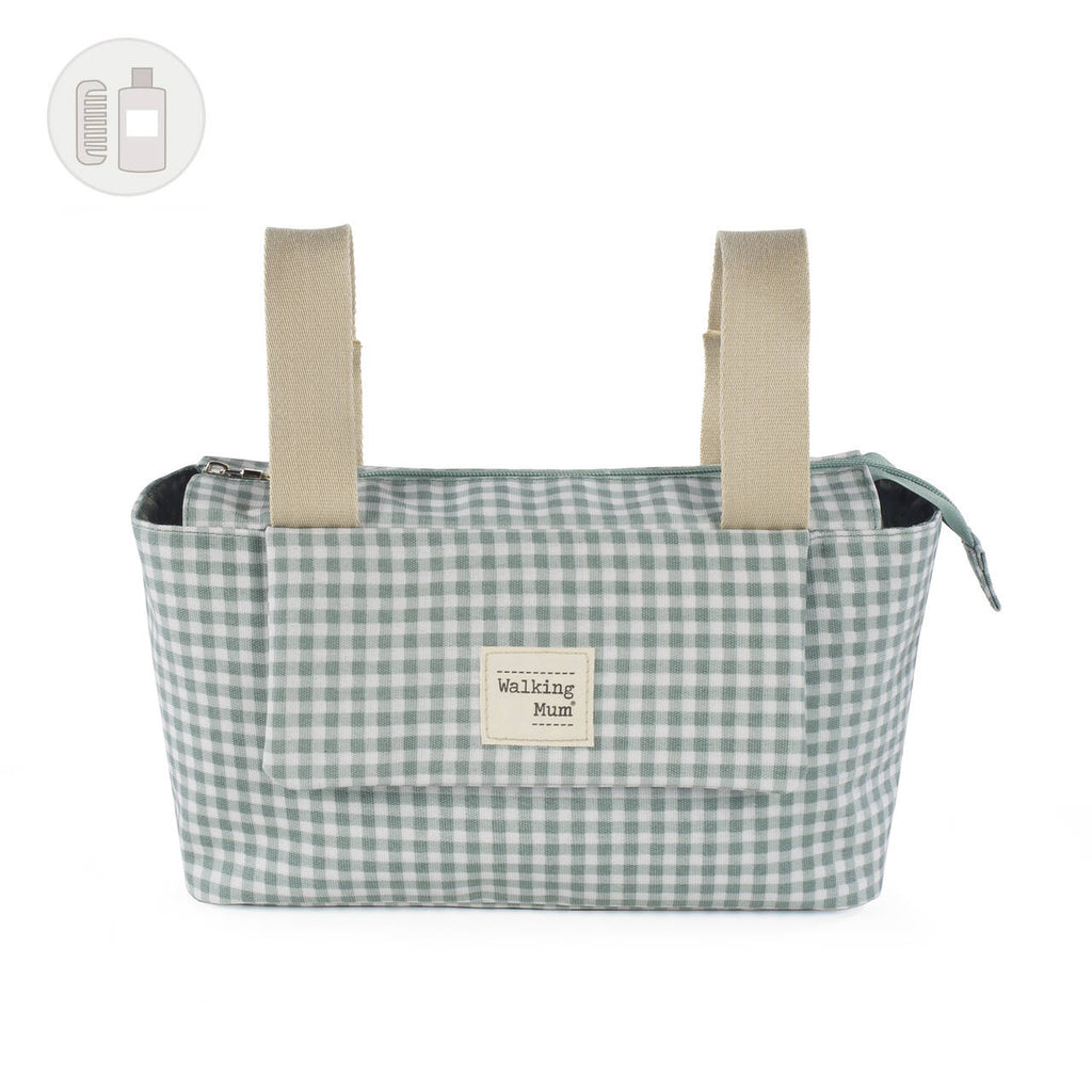 WALKING MUM Bolsa Organizador I Love Vichy Verde