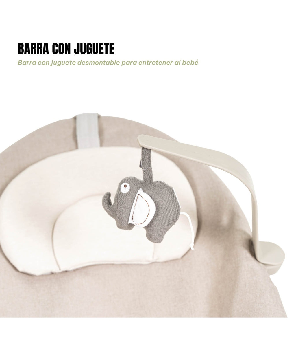 OLMITOS Hamaca + Trona 4 en 1 Aura de Niu Beige