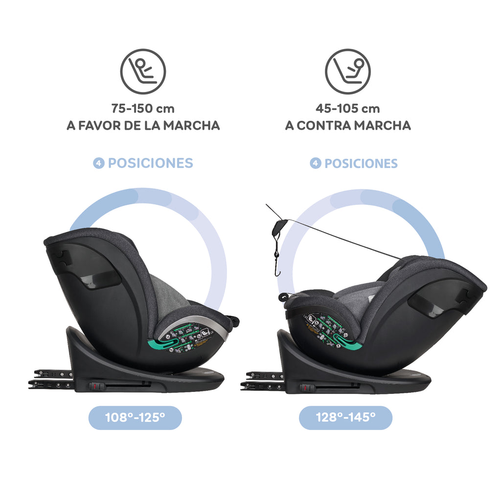 MS Silla de coche Milos 40-150cm