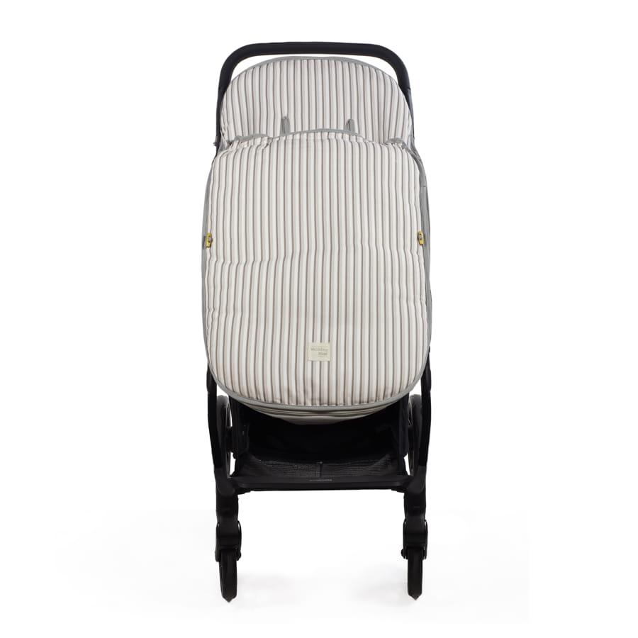 WALKING MUM Saco Silla Botton Entretiempo Rayas