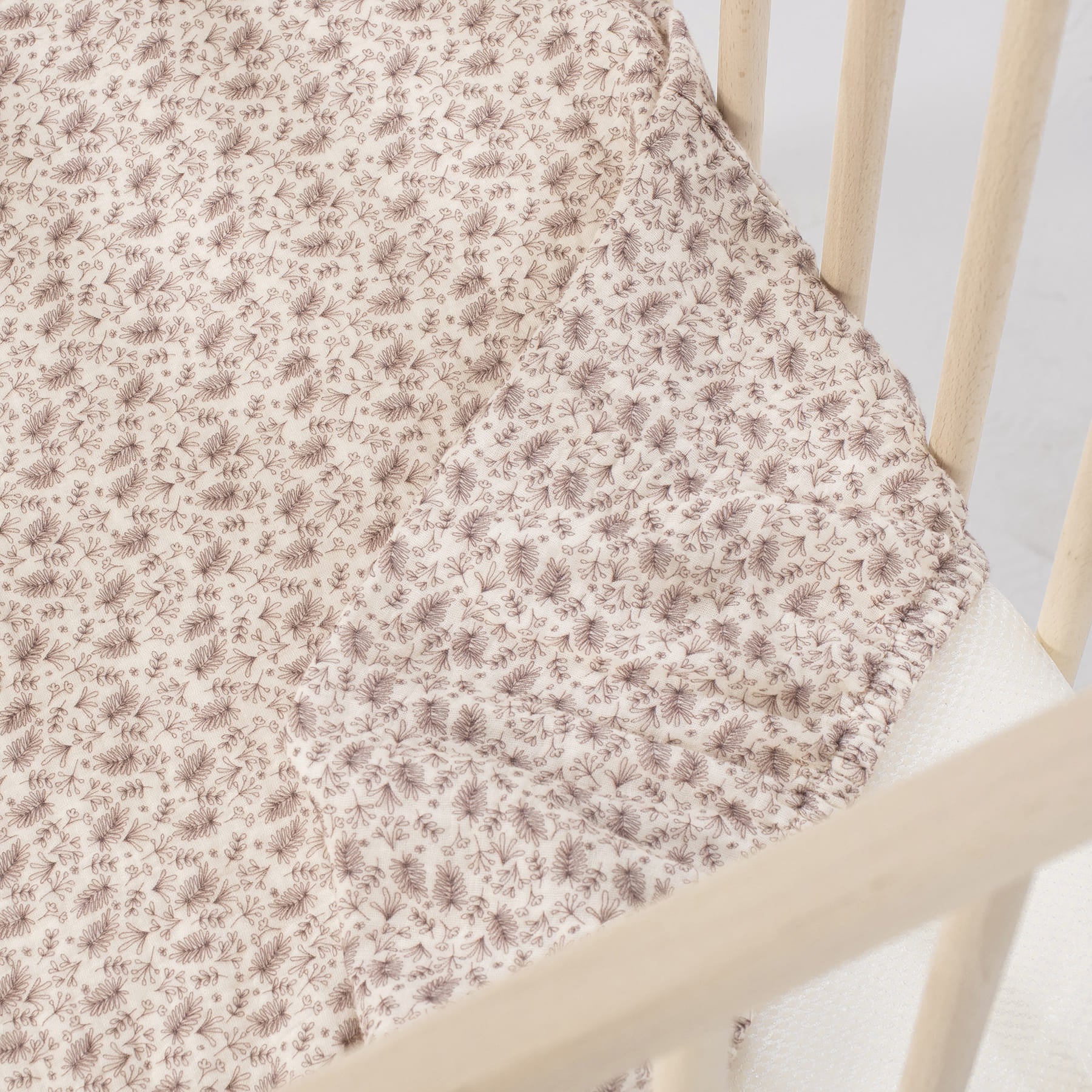 WALKING MUM Sábana Bajera Cuna 120x60 cm Gala Cerise