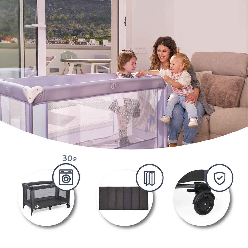 MS Cuna de viaje plegable Basic