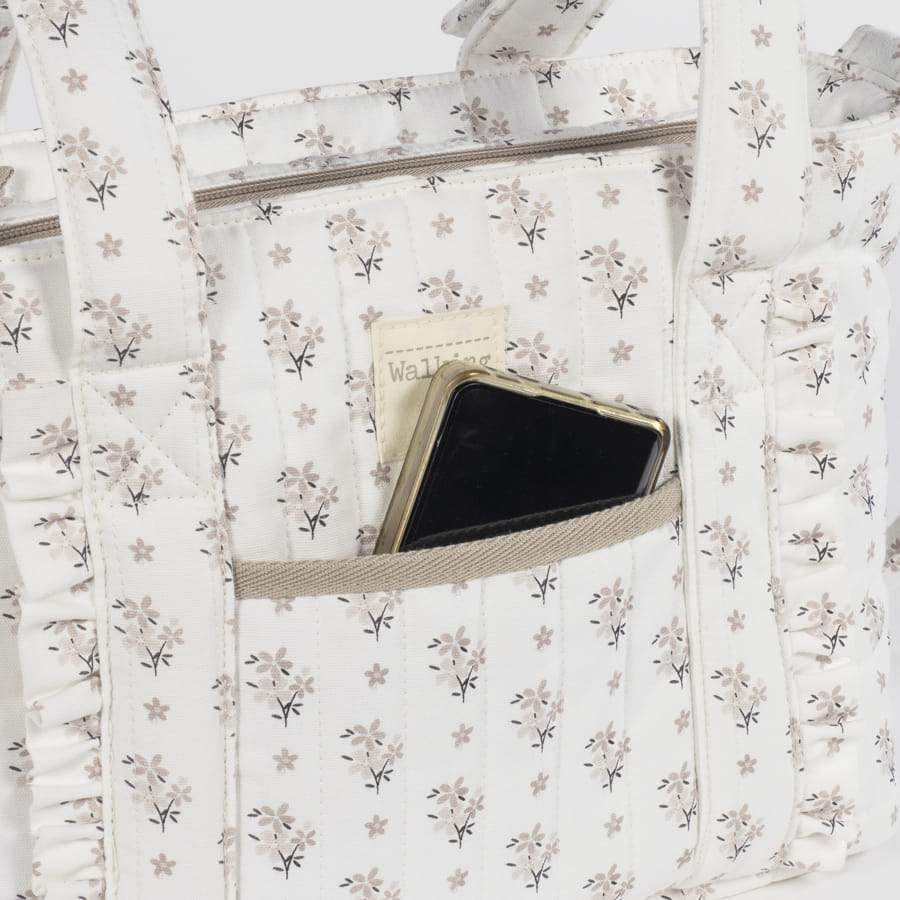 WALKING MUM Bolsa Crossbody Botton Flores